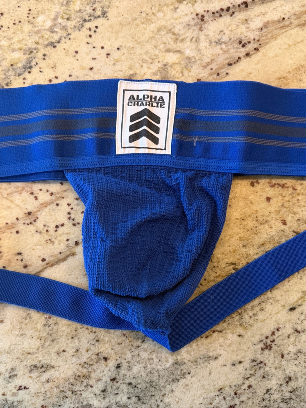 Alpha Charlie Blue Athletic Jockstrap